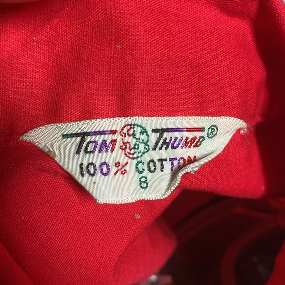 60s Tom Thumb Western Shirt 8 Vintage - Picture 8 of 9